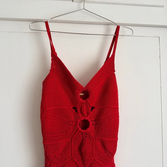Cult Gaia Marlow Red Mini Dress - Picture 5 of 9